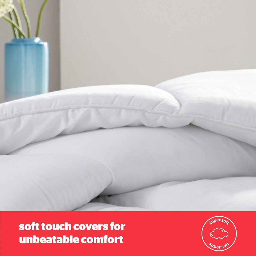 Silentnight bounceback duvet, 13.5 tog, king size, cotton blend fabric, white, king size Duvets and quilts Naty Shop