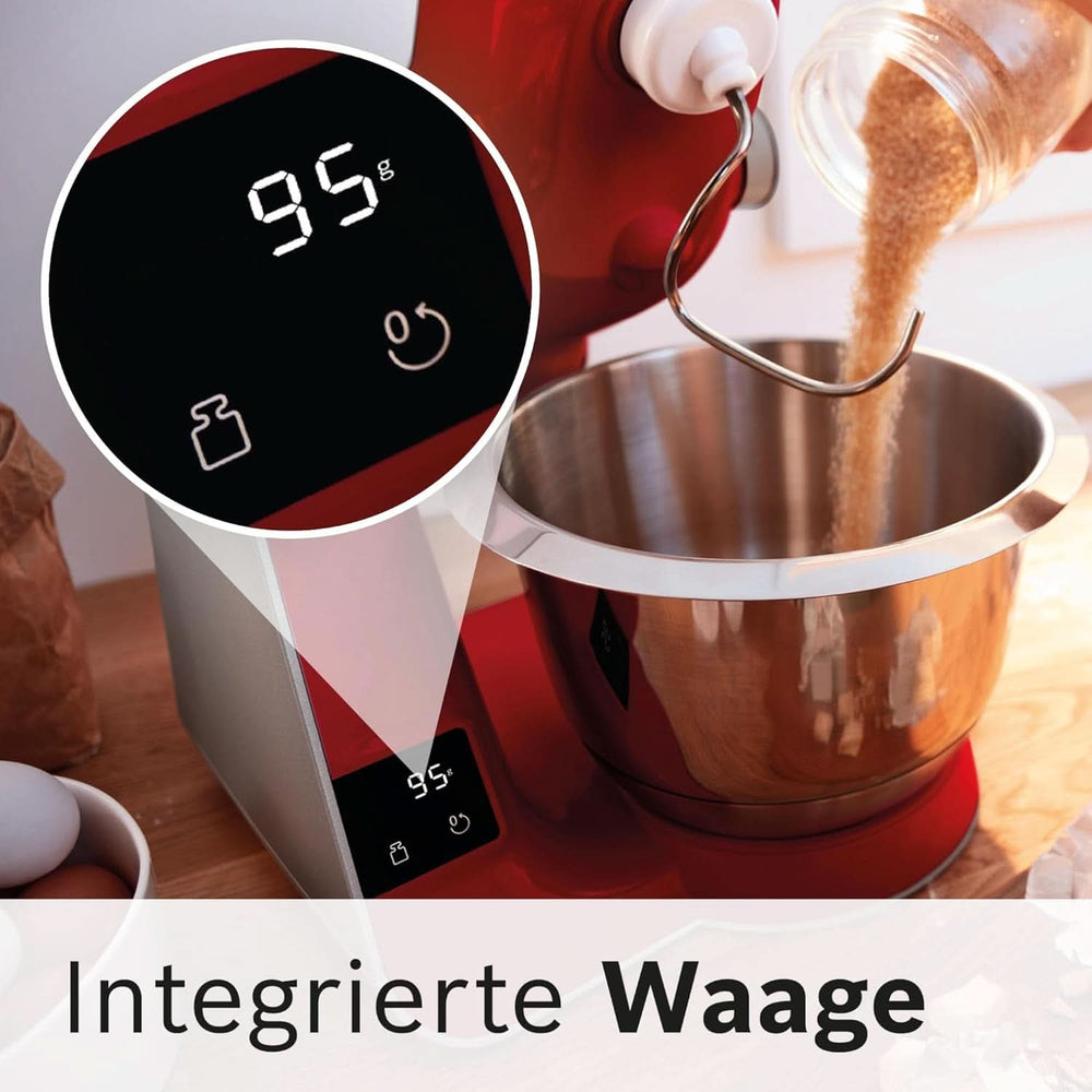 Food processor Bosch Series 4 MUM5X720, integrated scale, stainless steel bowl 3.9L, mixer 1.25L, 1000W Accessories Food and Breastfeeding Bebe Naty Shop