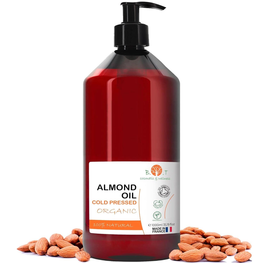 Pure BIO almond oil, cold pressed, natural, 250 ml Cosmetics and Beauty Naty Shop 1 l Without Aroma