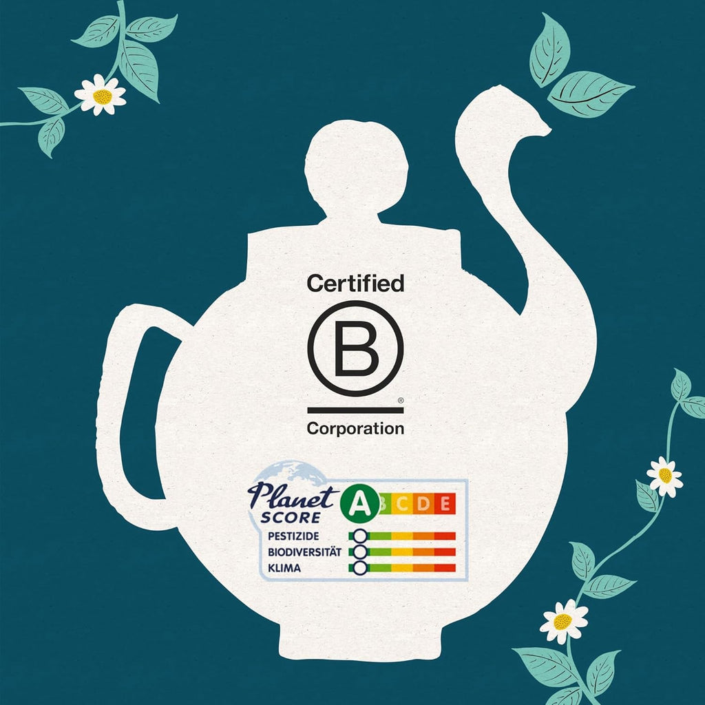 Set cadou cu ceaiuri bio Cupper, 6 sortimente de ceaiuri din plante și fructe pentru întreaga zi, set de ceai, cutie cadou, colecție de ceaiuri bio selectate (1 cutie, 78 pliculețe de ceai)