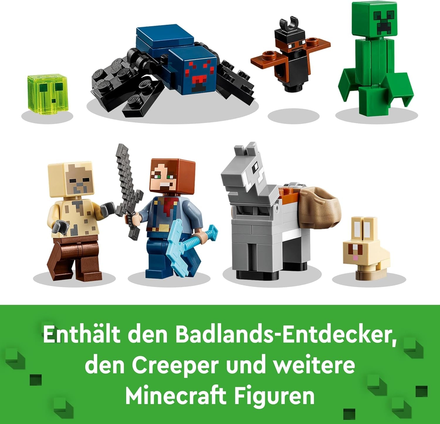 LEGO Minecraft Badlands Mine Video Game Mining Toy Set for Boys and Girls Ages 8+ Fun Building Bricks Adventure Set Birthday Gift 21263 Building Sets Besuche den LEGO-Store