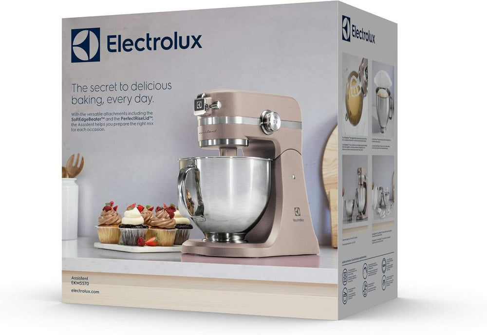 Food processor Electrolux Assistant EKM5570, 1200W, metal body, 10 speeds Naty Shop