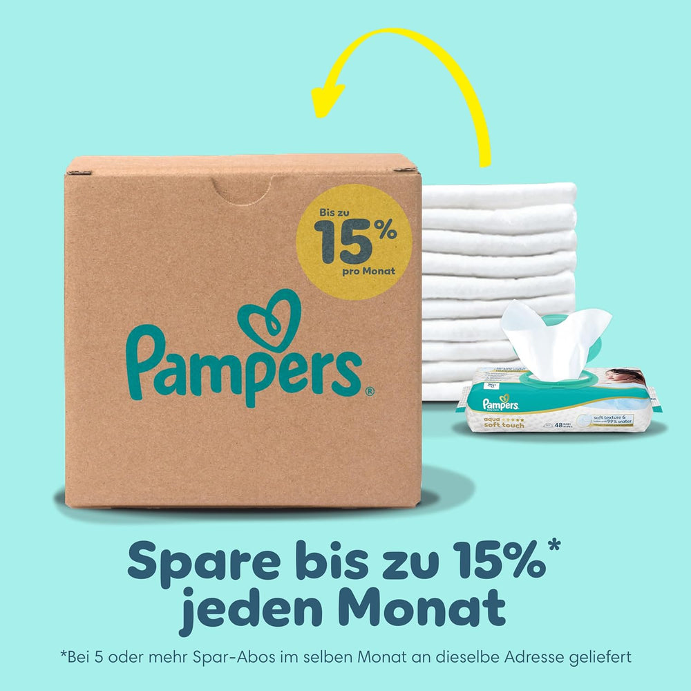 Pampers Premium Protection Size 6, 144 Diapers, 13kg-18kg, Our #1 Skin and Leak Protection