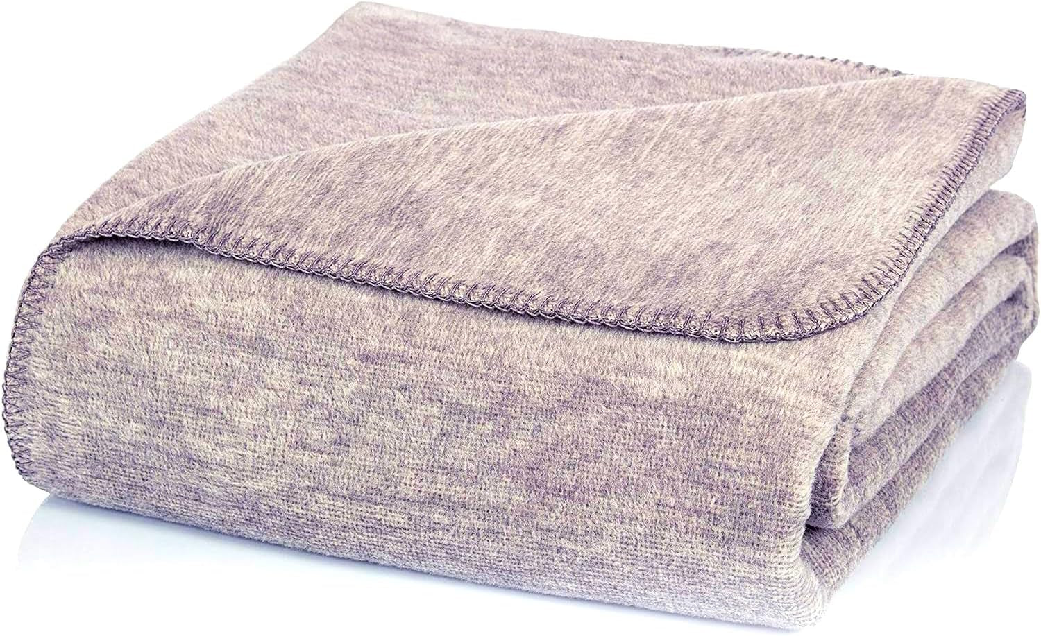 Glart cozy blanket simple burgundy red blanket 130X170 cm sofa, soft and warm wool blanket extra fluffy like a sofa blanket sofa blanket, cuddly blanket cozy blanket, plush sofa throw blanket, U1B Beds and Blankets Glart Simple grey-crumpled