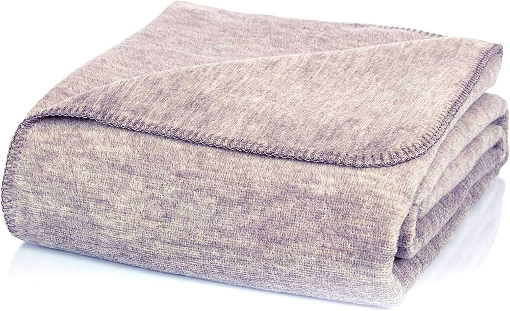 Glart cozy blanket simple burgundy red blanket 130X170 cm sofa, soft and warm wool blanket extra fluffy like a sofa blanket sofa blanket, cuddly blanket cozy blanket, plush sofa throw blanket, U1B Beds and Blankets Glart Simple grey-crumpled