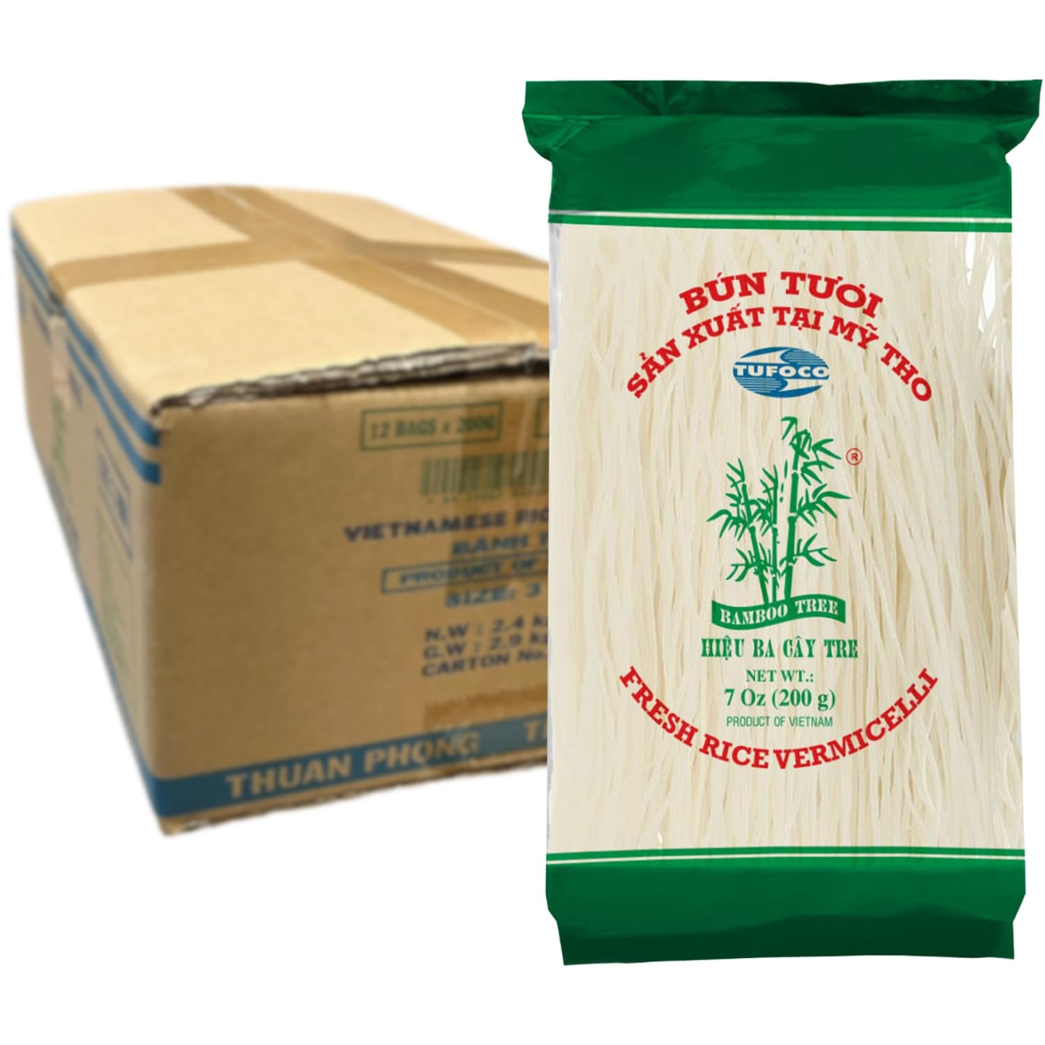 BAMBOO TREE - Fresh rice vermicelli - 1 x 400g