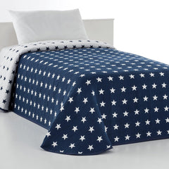 VIALMAN bed cover Sofia 10 king size bed | star quilt | quilt size 250 X 270 cm | bed cover & sofa throw navy blue Beds and Blankets Besuche den VIALMAN-Store Navy blue Cama 135: 230 Cm X 270 Cm