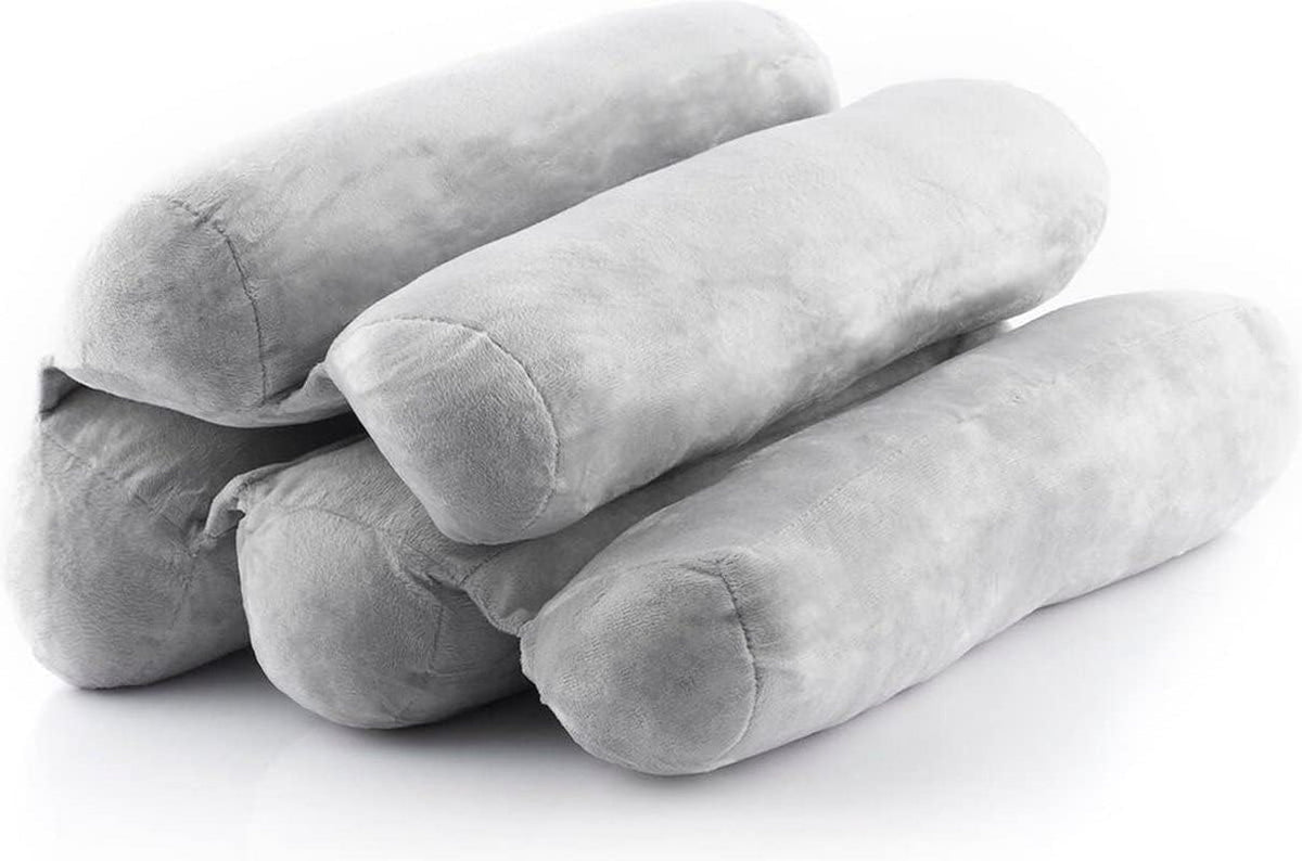 Innovagoods® Pernă ergonomică multifuncțională cu tub cu 5 module, pliabilă, robustă și durabilă, design catifelat, material bumbac/Pp, ideală pentru birou, casă, teleworking, mașină. Perne standard Naty Shop Titlu implicit