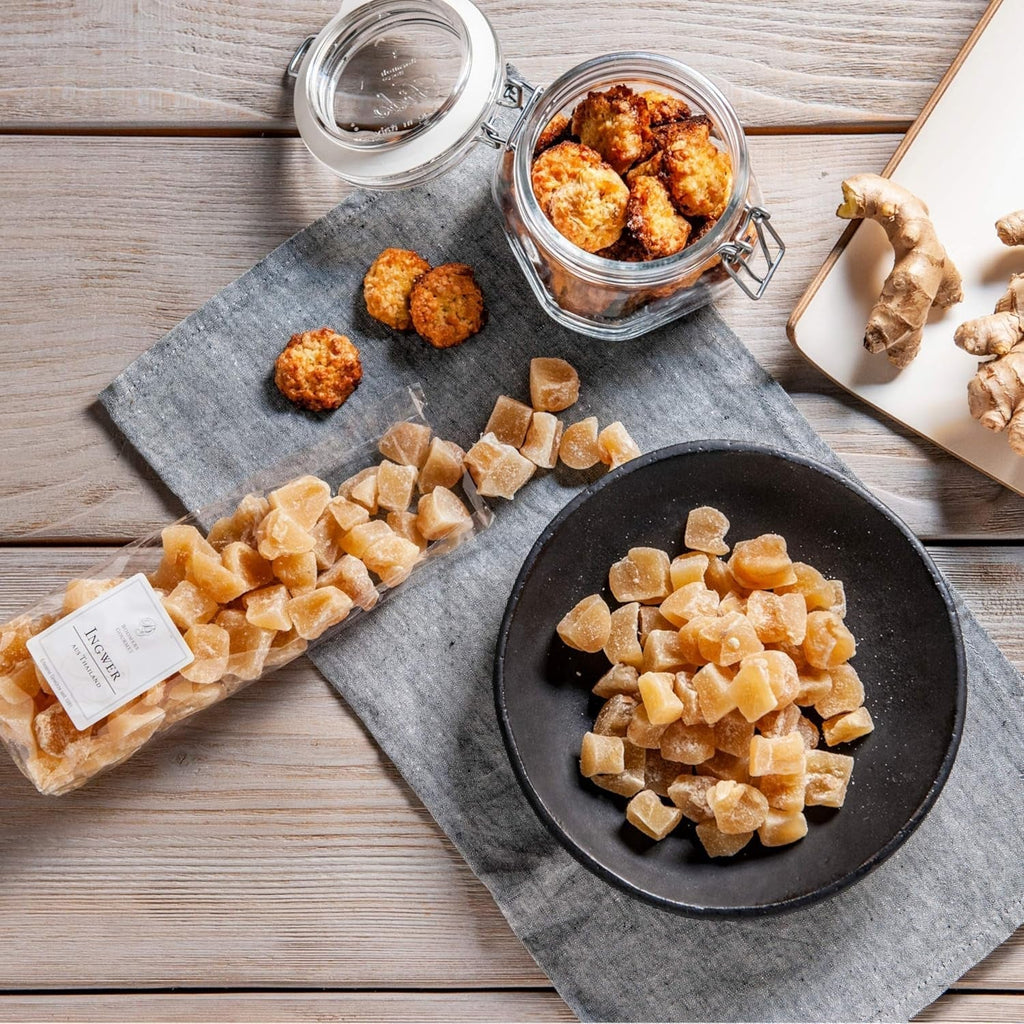 Boomers Gourmet - Ghimbir confiat, ușor îndulcit - 1 kg Produse deshidratate Naty Shop