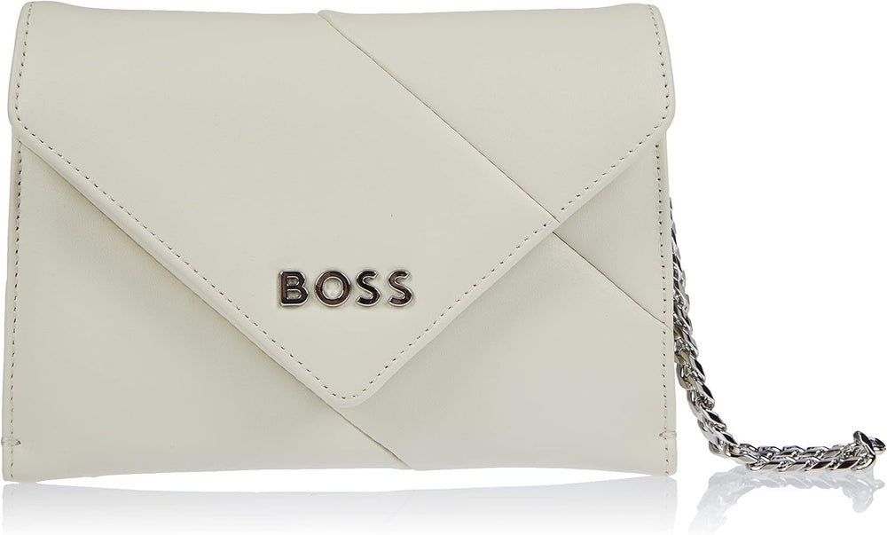 BOSS Ladies Ayla Clutch Genti Femei Naty Shop Alb deschis114