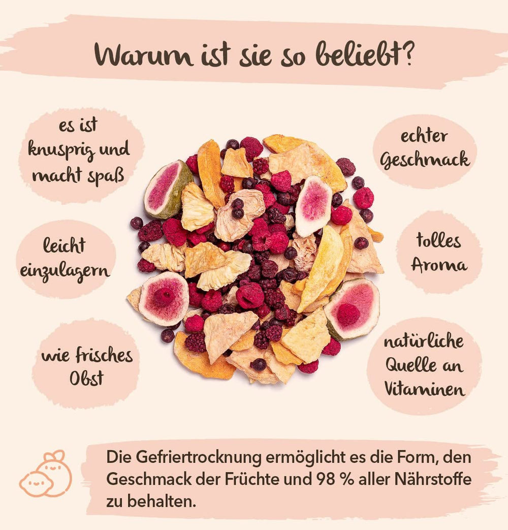 BRIX Cireșe amare liofilizate | Cireșe naturale uscate 105g | Great Taste Award Fructe uscate, Cireșe amare uscate | Fără OMG Fără gluten Vegan Vitaminele sunt conservate Produse deshidratate Naty Shop