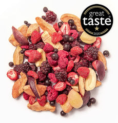 BRIX fructe liofilizate | Amestec natural de fructe uscate 115g | Premiul Great Taste pentru fructe uscate | Fără OMG, fără gluten, vegan, vitamine reținute Produse deshidratate Naty Shop