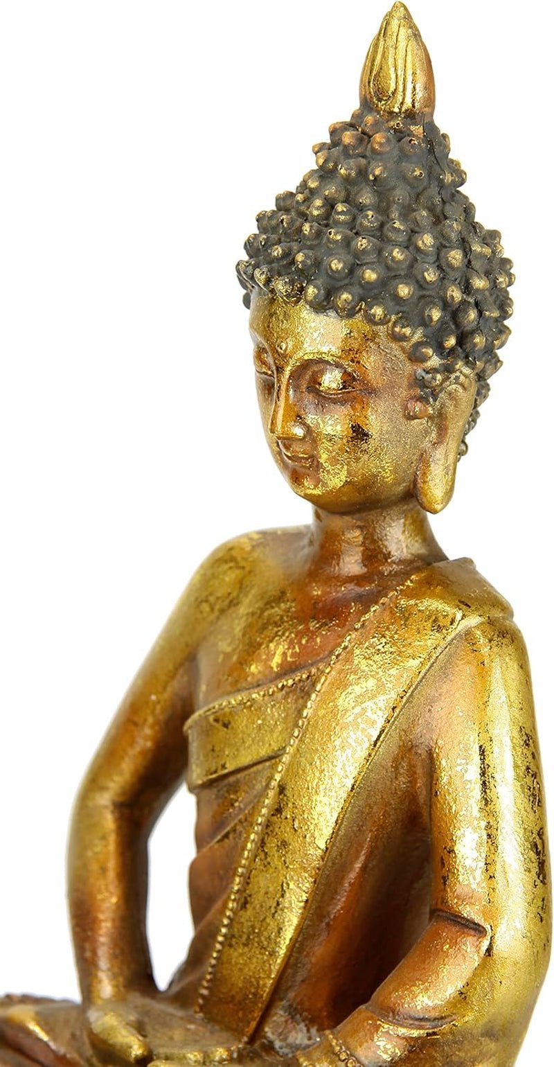 Buddha figura medita ședinței statuie figuri sculptură bust statuie ornament Buddha figura Feng Shui decorare grădină terasă balcon decorare Buddha statuie acasă accesoriu Buddha sculptură grădină figura Statuete si sculpturi Naty Shop