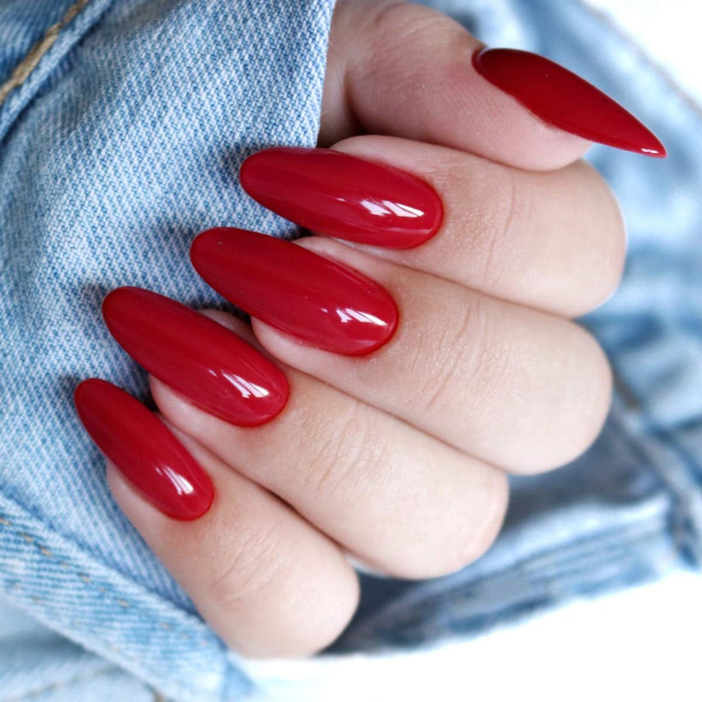 Oja UV Semilac 027 Roșu Intens 7ml Colecția Hottie