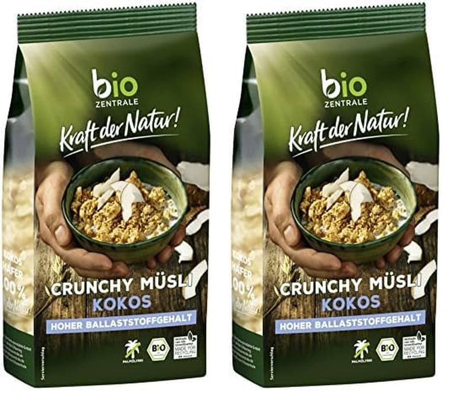 Crispy muesli with berries Biozentrale | 375 g organic Muesli | Ideal for breakfast and your cup of takeaway muesli | An alternative to muesli bars