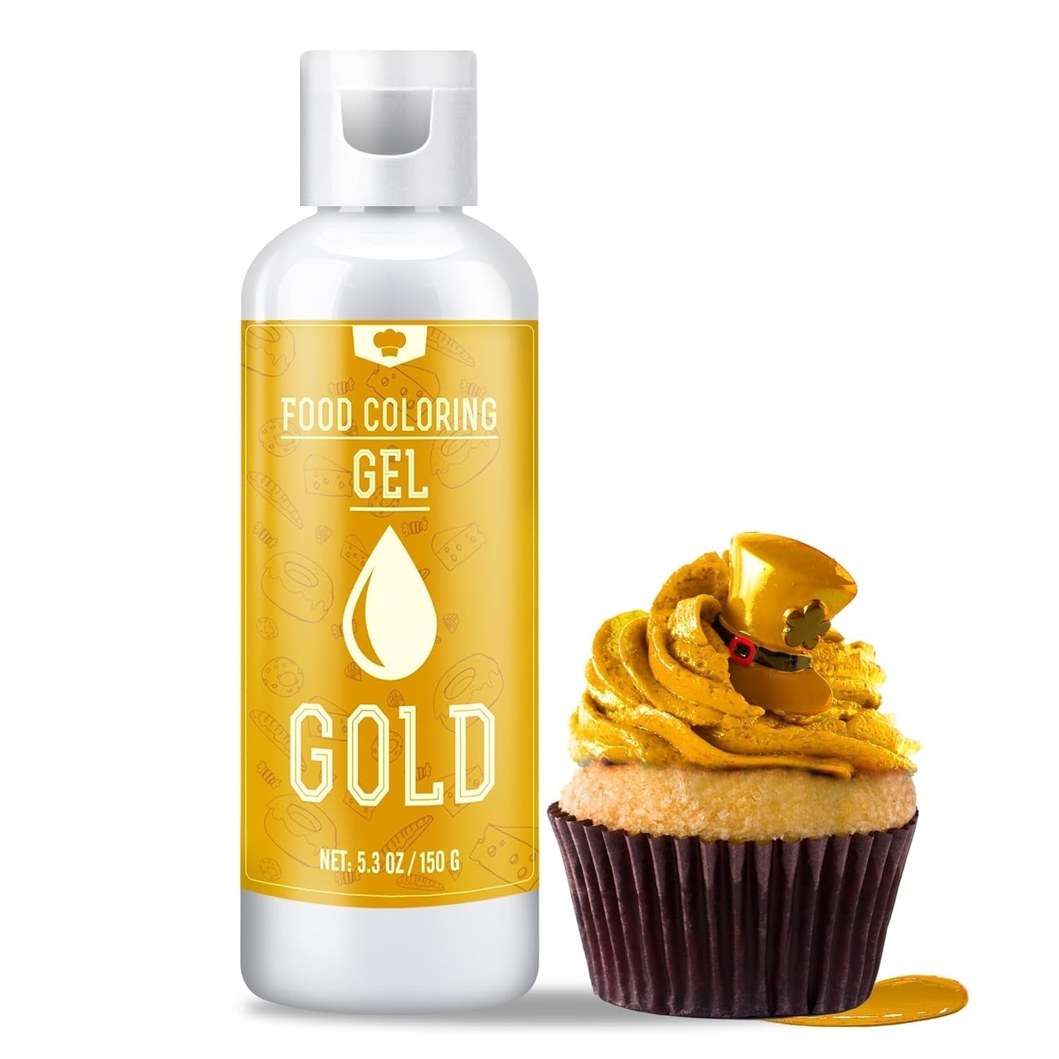 Colorant alimentar cu gel - 16 coloranți alimentari vibranți pentru copt, decorarea torturilor, glazură, fursecuri, fondant și macaroane - Colorant alimentar cu gel pentru fabricarea săpunului și meșteșuguri - 6 ml fiecare