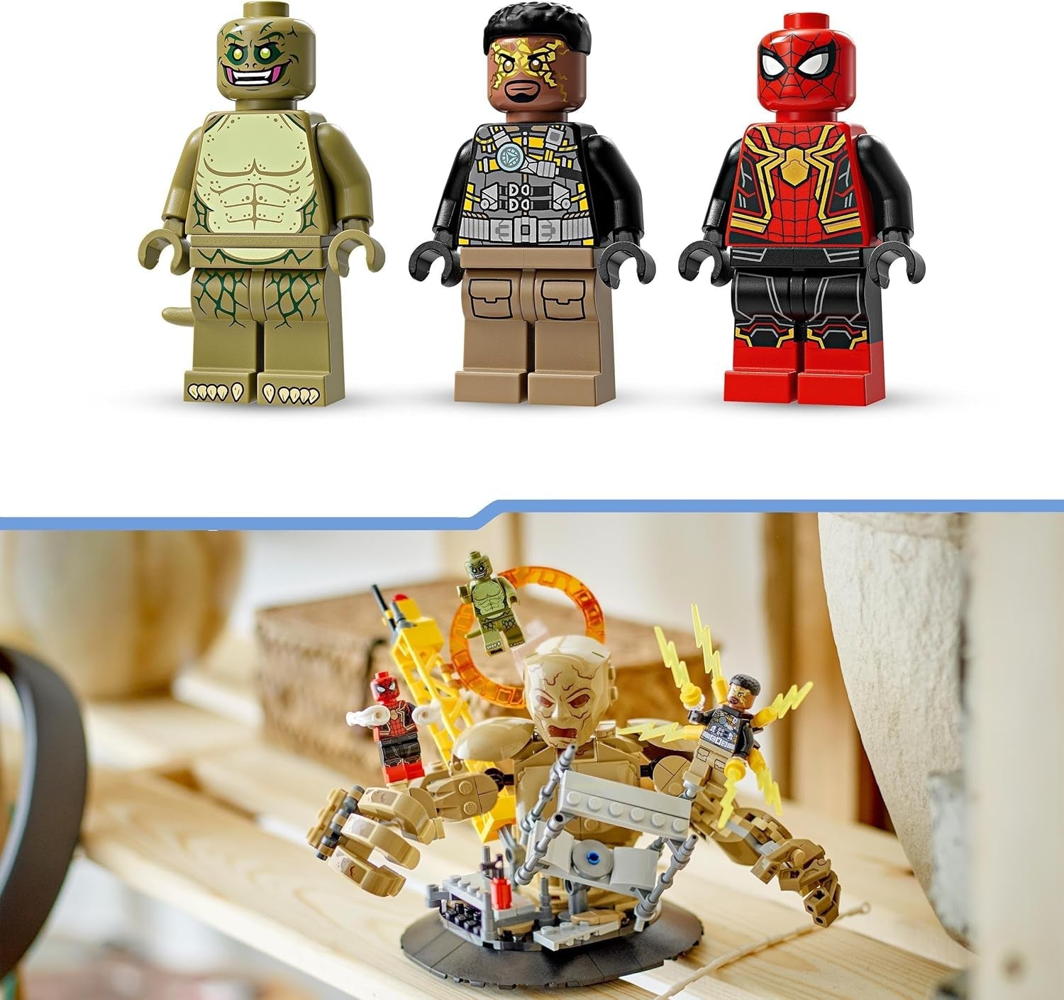 LEGO Marvel Spider-Man Vs. Sandman: Showdown Superhero Toy with Figures Including Lizard and Electro Role-Playing Building Toy Gift for Action Enthusiast Boys and Girls 76280 Building Sets Besuche den LEGO-Store