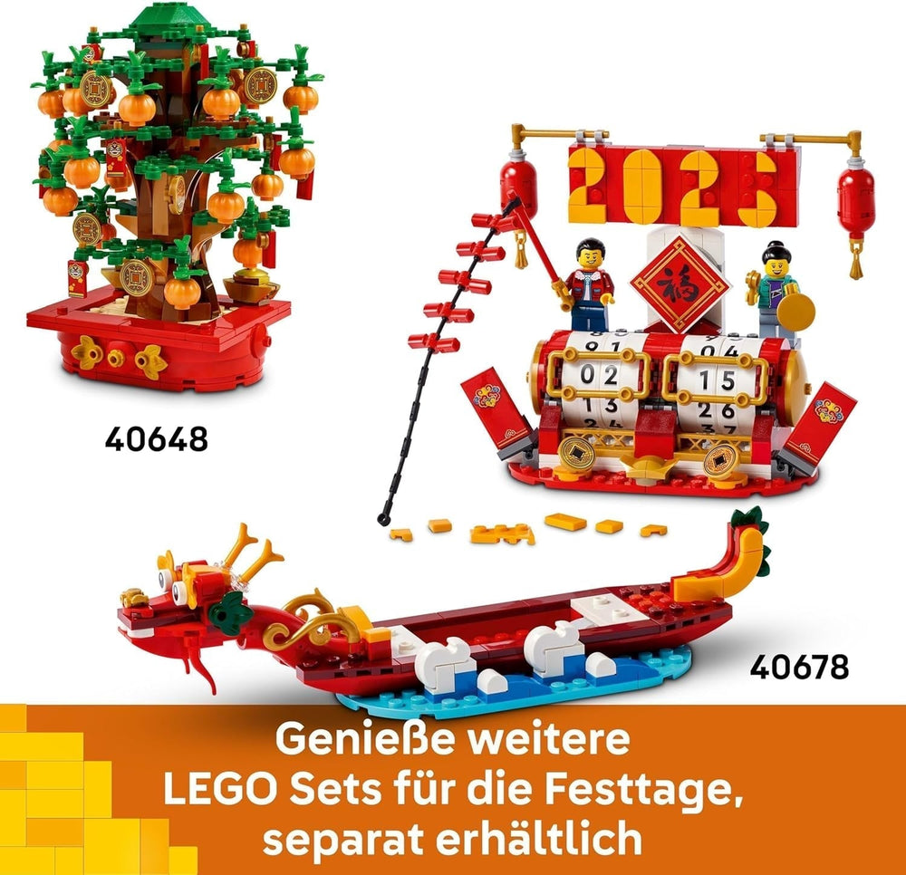 LEGO Hunchback Chestnut, Building Set for 9 Years Old, Lunar New Year Gift for Boys and Girls, Role Play Set, Festive Decorations, Home Decorations, Table Decorations 40648 Building Sets Besuche den LEGO-Store