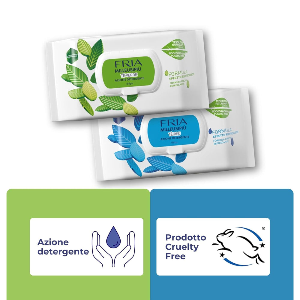 MilleusiPiu Maxi with lid, 64 wet wipes, 64 units