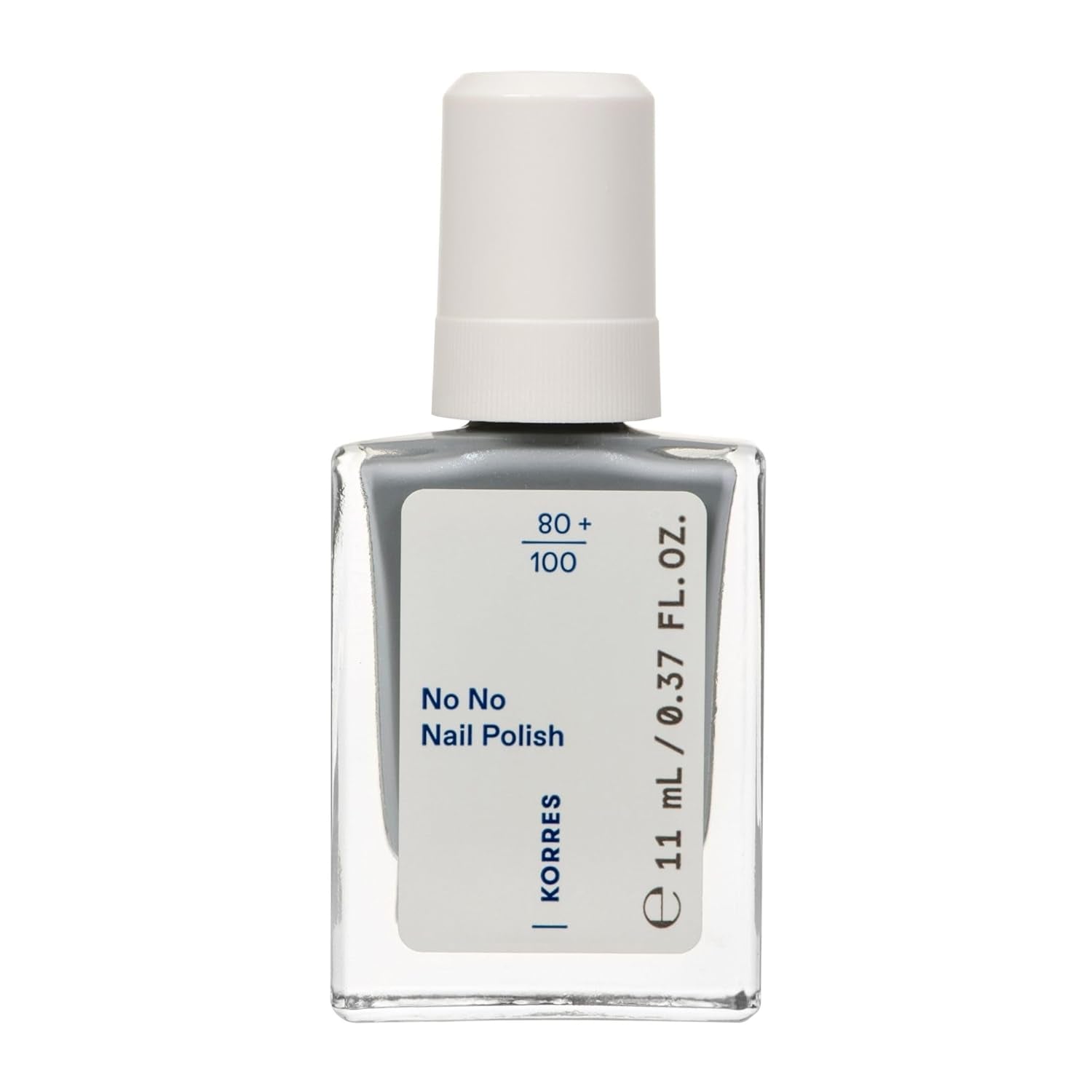 KORRES No No nail polish base - 10% vegan base without release, for long-lasting, chip-resistant color, 11 ml - naturally manicured nails, no harmful substances