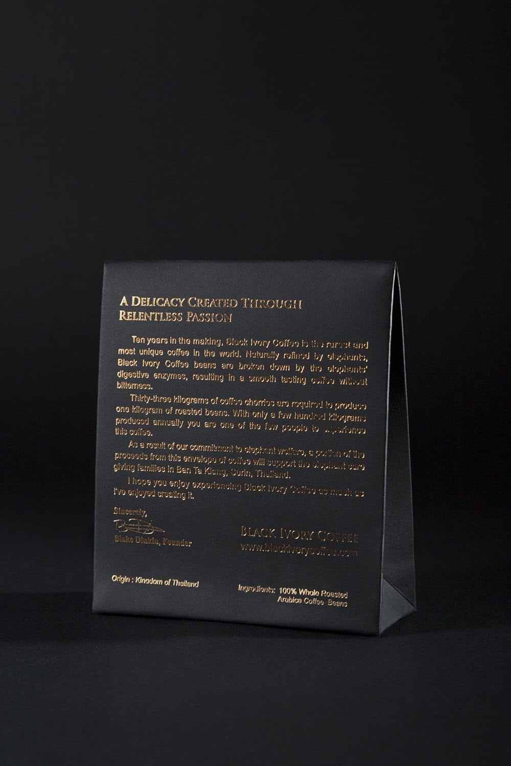 Cafea Black Ivory - 35 de grame de boabe de cafea, boabe întregi, neprăjite, fără arome adăugate, 1 bucată