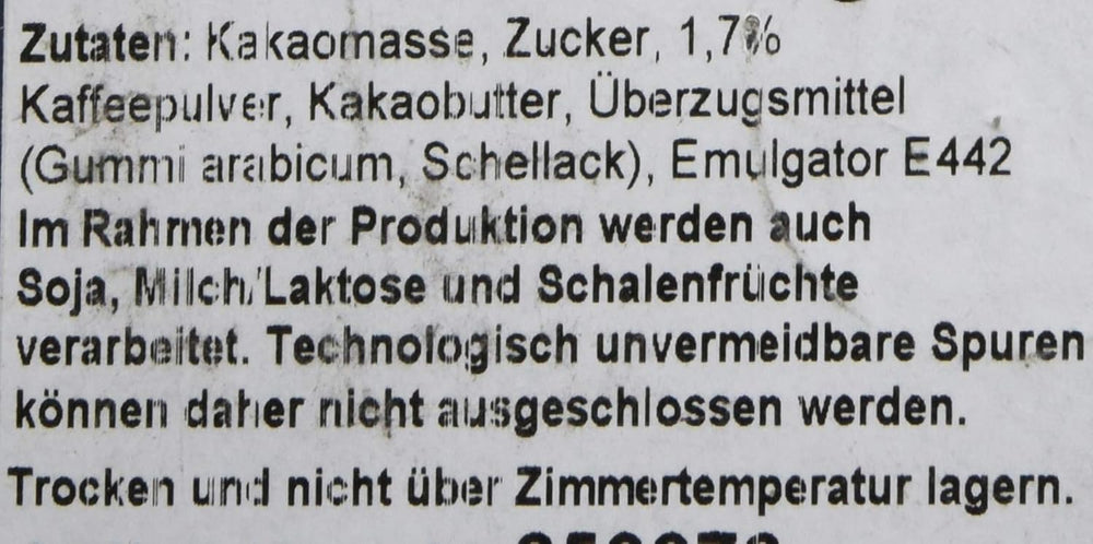 Boabe de mocha Dr. Oetker Professional din ciocolată mocha neagră, 1 pachet (1 x 1 kg)