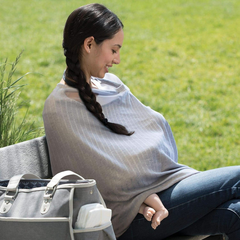 Chicco - Boppy Infinity nursing scarf 17 Cm gray Accessories Food and Breastfeeding Bebe Naty Shop