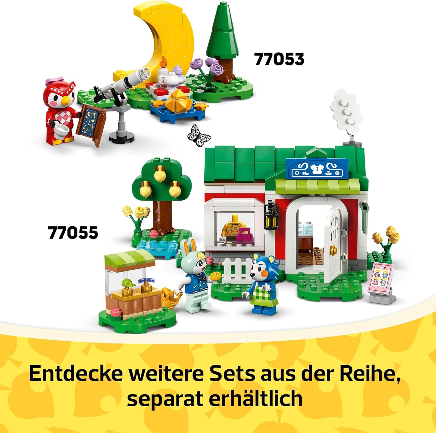 LEGO Animal Crossing Gerd's Caravan & Garden Role Play Set Car Toy for Kids 7 Years Old Girls and Boys Gift Video Game Toy with Animal Figures 77054 Building Sets Besuche den LEGO-Store