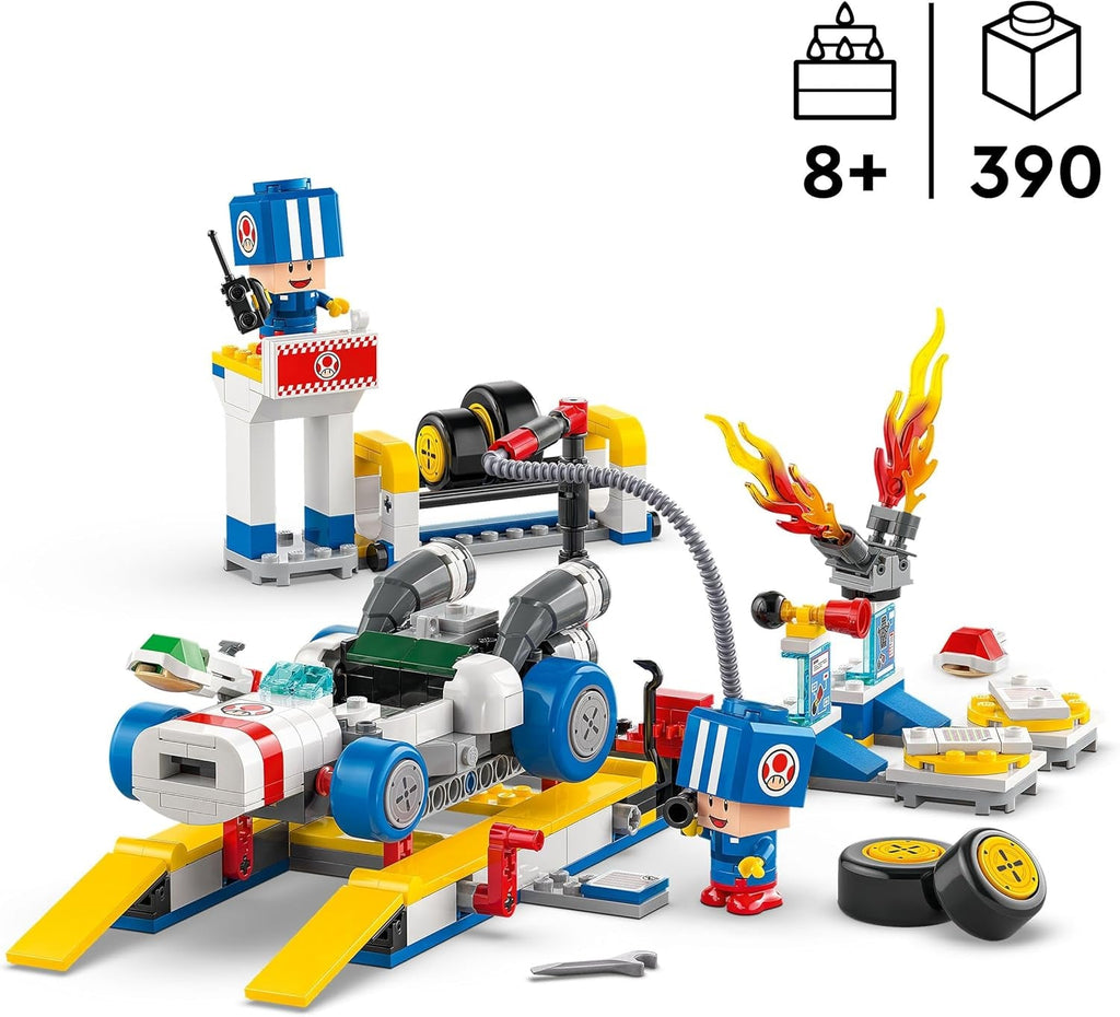 LEGO Super Mario: Mario Kart - Atelierul lui Toad, personaj Nintendo, jucărie personalizabilă, set de aventură, cadou pentru băieți, fete și gameri de la 8 ani 72035 Seturi de constructie Besuche den LEGO-Store