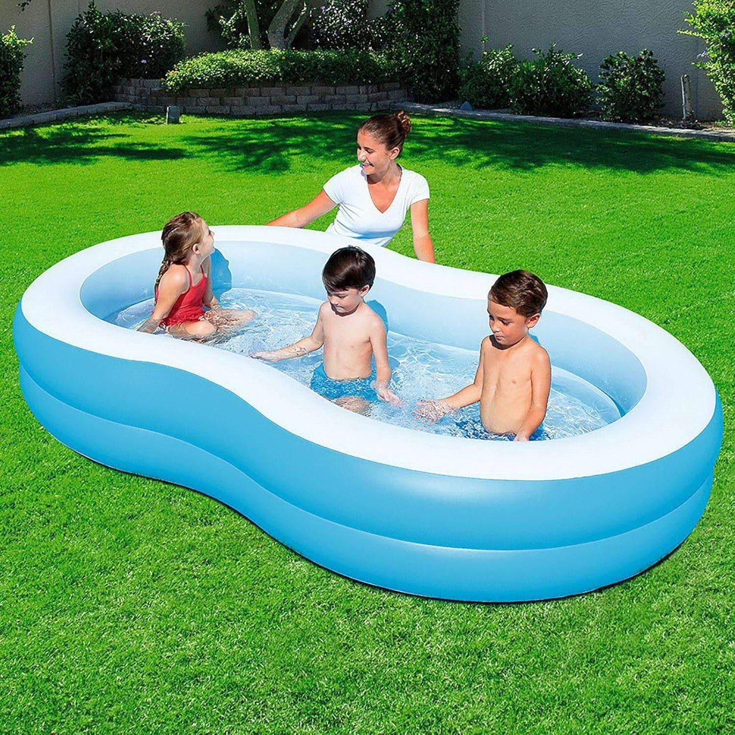 Piscine gonflabile Bestway 54117-17 Albastre/Albe