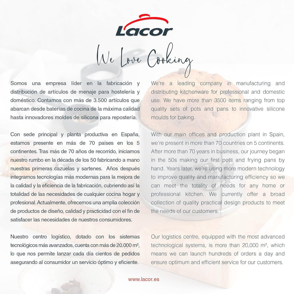 Panettone mold, removable, carbon steel, non-stick, diameter 16 cm, volume 2 liters Baking molds and trays Naty Shop