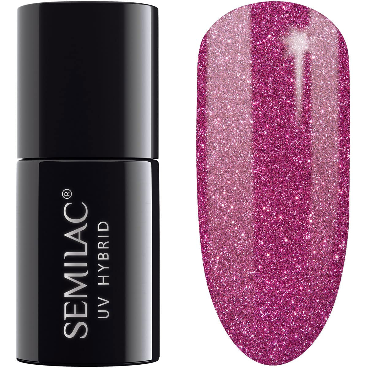 UV nail polish Semilac Hybrid 400 Rusty Red 7ml, Tastes of Fall collection
