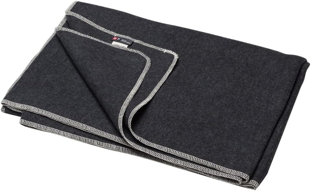 David Fussenegger Anthracite Cotton Blanket 140X200 Cm Cozy Blanket Soft Beds and Blankets David Fussenegger