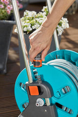 Set cărucior furtun Gardena CleverRoll S, suport furtun cu furtun, piese sistem, duză pulverizare (18502-20)