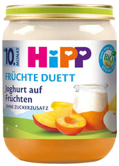 Organic yogurt HiPP Duo with fruit, pack of 6 (6 x 160g)