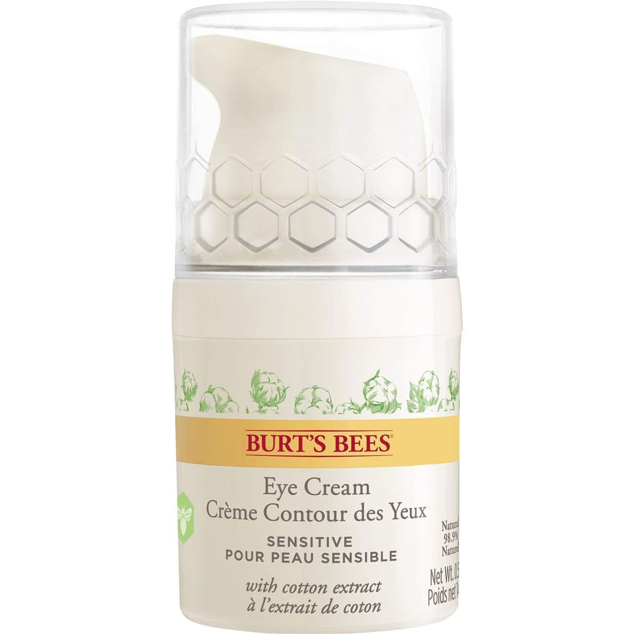 Burt'S Bees Natural eye cream for sensitive skin with cotton extract, 14 g Cosmetics and Beauty Naty Shop For sensitive skin