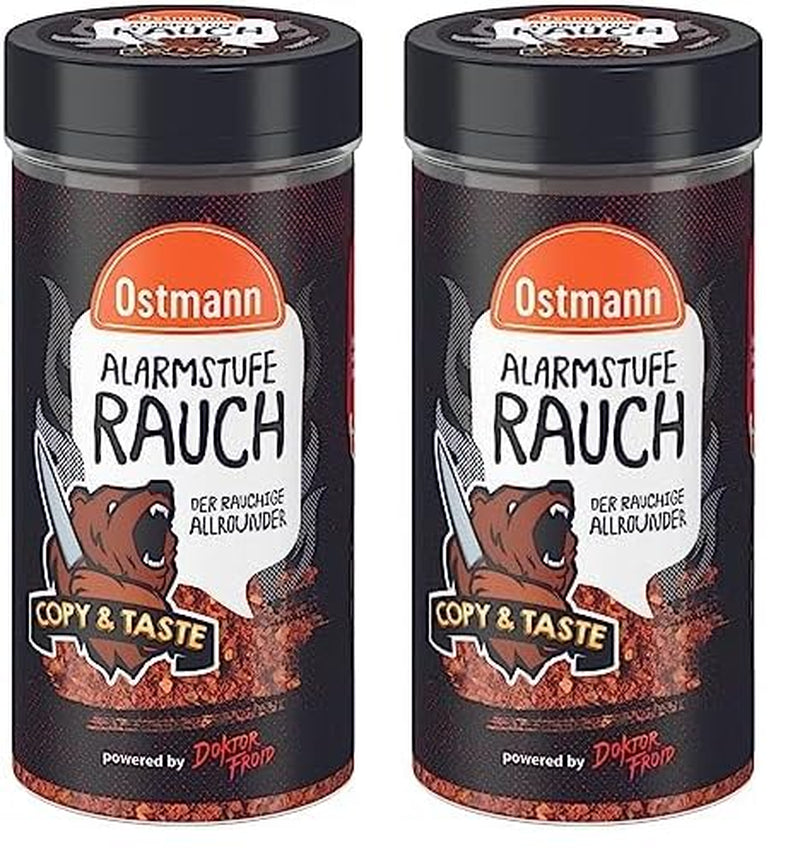 Ostmann Gewürze - Alarmstufe Rauch | Gewürzzubereitung mit Geräucherter Paprika | Für Burger, Grillfleisch und Co. | Doctor Freud 115 g in Streuer