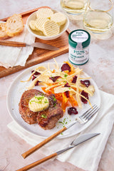 Fuchs Gewürze - Knoblauchsalz - Gewürzsalz für Dips, Saucen und Gemüse - natural ingredients - 90 g in wiederverwendbarer, recyclebarer Dose