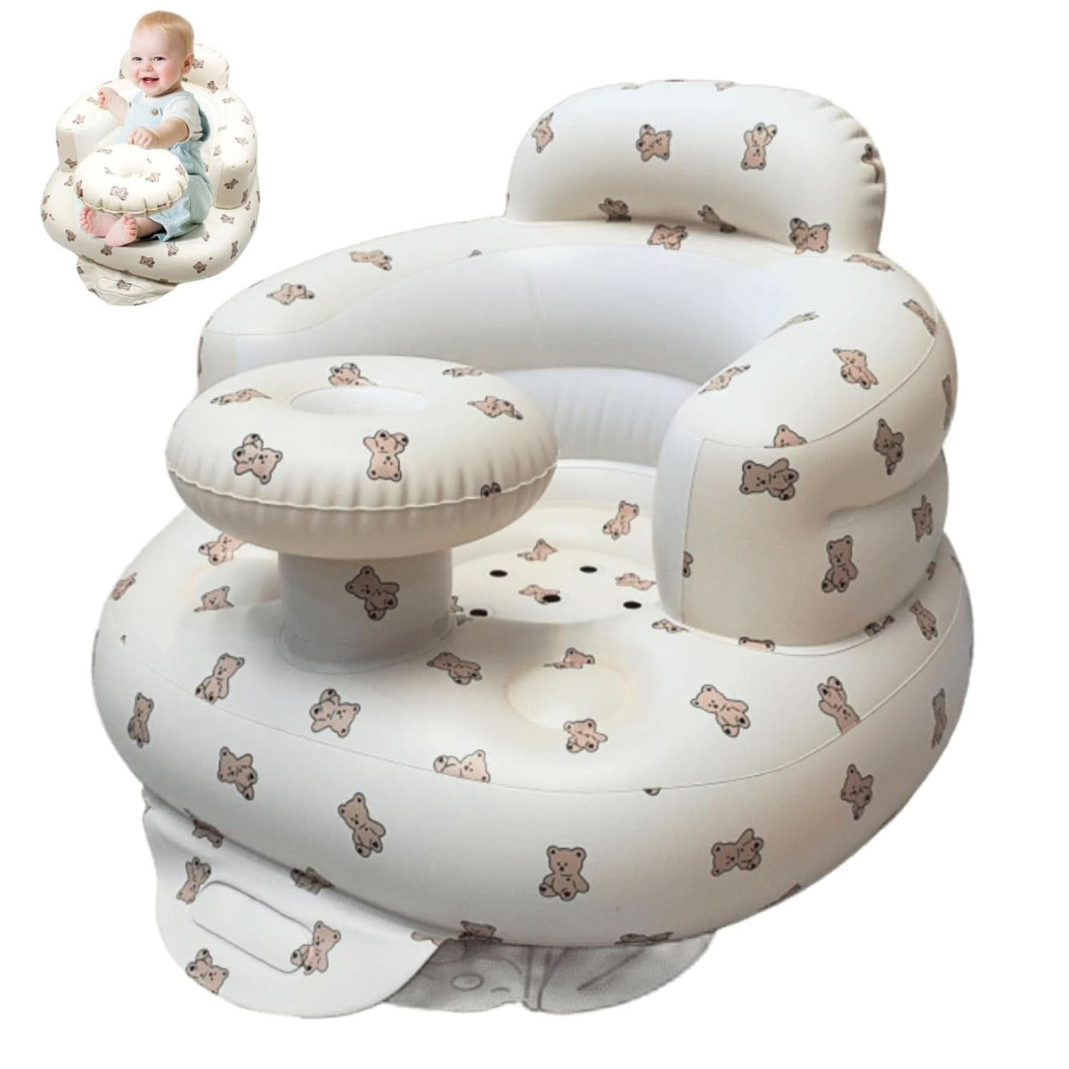 Inflatable seat for babies Jdblissful from 3 to 36 months Mother and Child Naty Shop