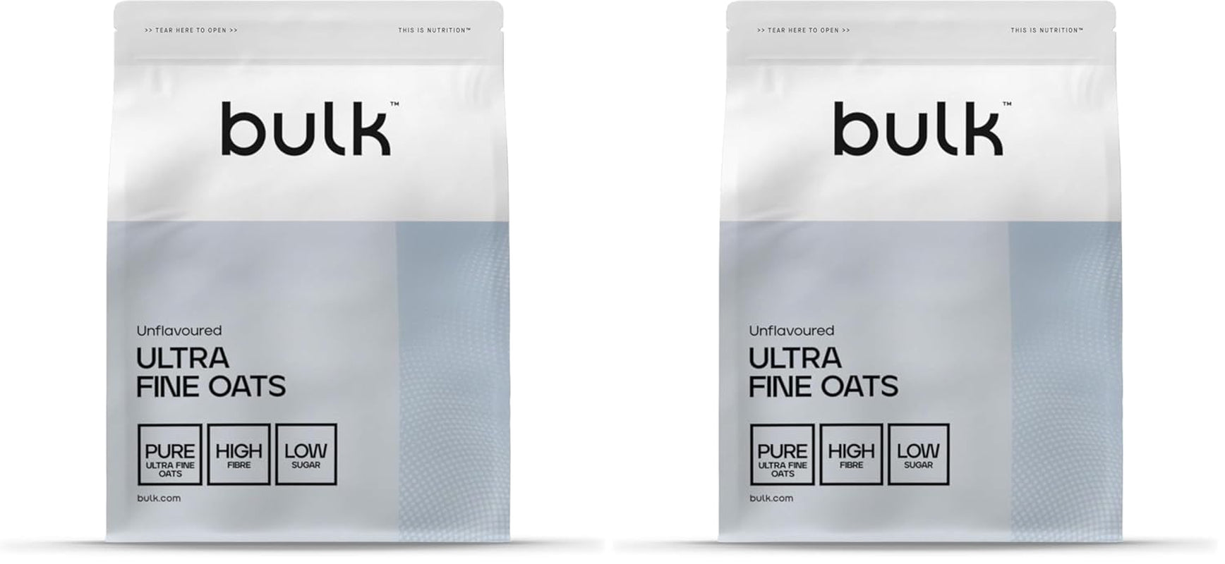 Finely ground oatmeal, loose, 2.5 kg, 50 servings, packaging may vary