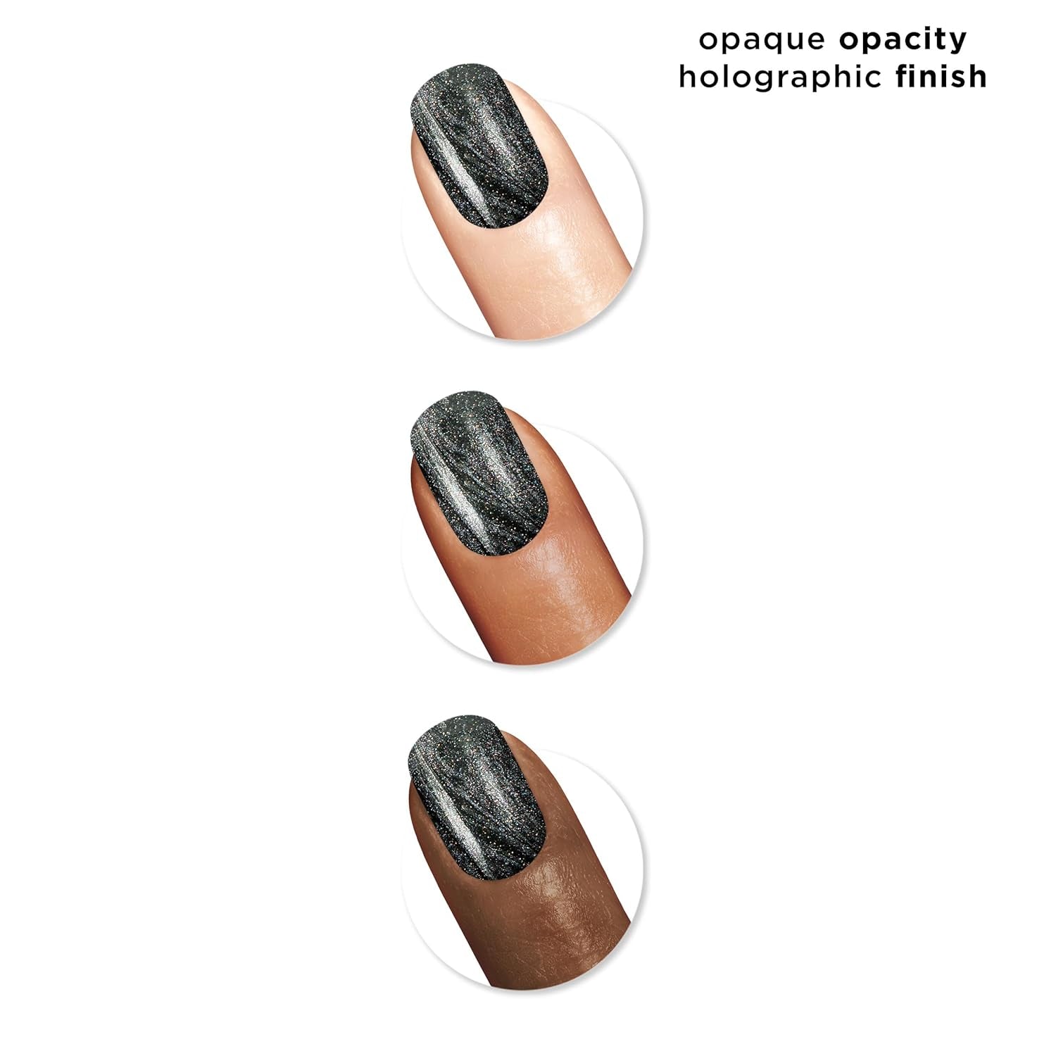 Insta-Dri Holo-Glow Nail Polish, Chrome Zone, Easy to Use, Long Lasting, Beautiful Colors, Easy to Apply, No Chipping, 19ml