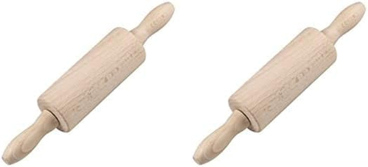 31526 Teigrolle Mini, Holz, 23.5 x 4.5 x 4.5 cm (Packung mit 2)