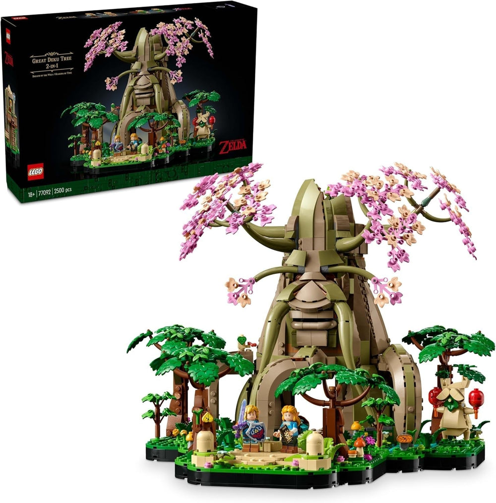 LEGO The Legend of Zelda Deku Tree 2-In-1 - collectible piece with Princess Zelda and 3 Link minifigures - building set for adults and gift idea for video game fans - 77092 Building sets Besuche den LEGO-Store Default title