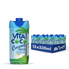 Vita Coco Pure Coconut Water 12 X 330 ml, natural moisturizer with electrolytes, gluten-free, full of vitamin C and potassium Non-alcoholic drinks Naty Shop