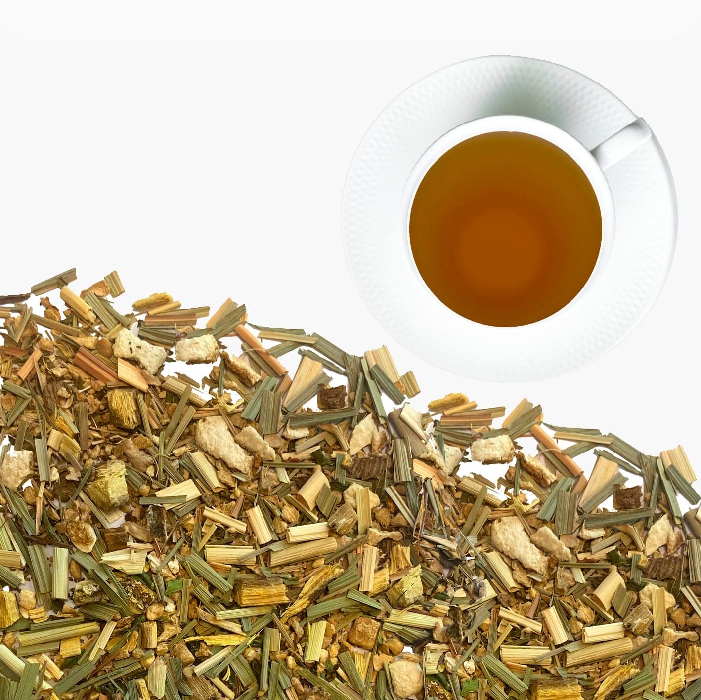 LA TETERA AZUL Infuzie ecologică de ghimbir și lămâie. Ceai bio pentru slăbit în piramide. Ghimbir și lămâie. 20 piramide.