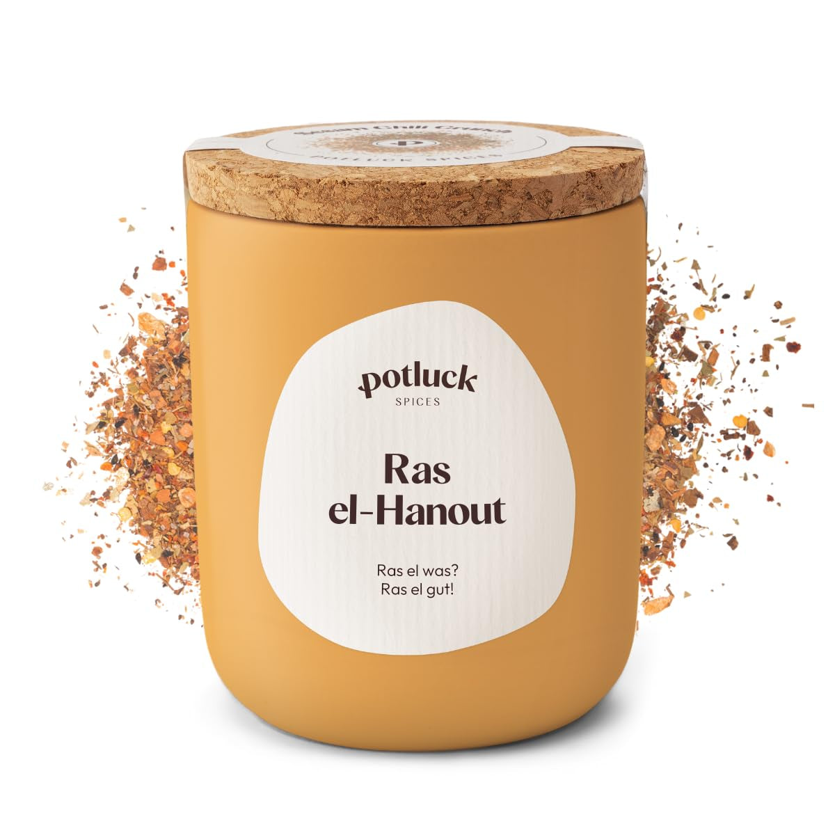 Potluck | Umami Crunch | Würzmischung im Keramiktopf | 75 g | Vegan, gluten-free and with natural ingredients