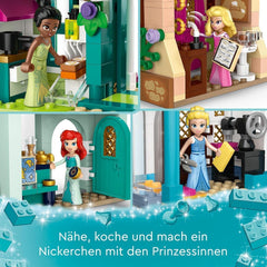LEGO Disney Princess: Disney Princess Adventure Market, toy house with 4 dolls including Cinderella and Ariel, Playset with treasure map, gift for girls and boys from 6 years 43246 Building sets Besuche den LEGO-Store