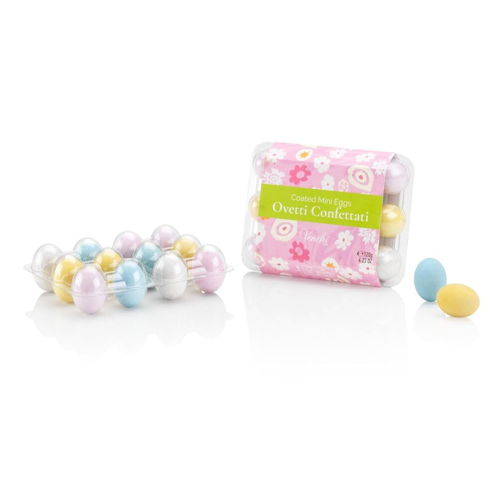 Venchi, Ambalaj cu 12 ouă de ciocolată, aromă Gianduia cu „alune de Piemont”, 120 grame Bomboane de Ciocolata Naty Shop Default Title