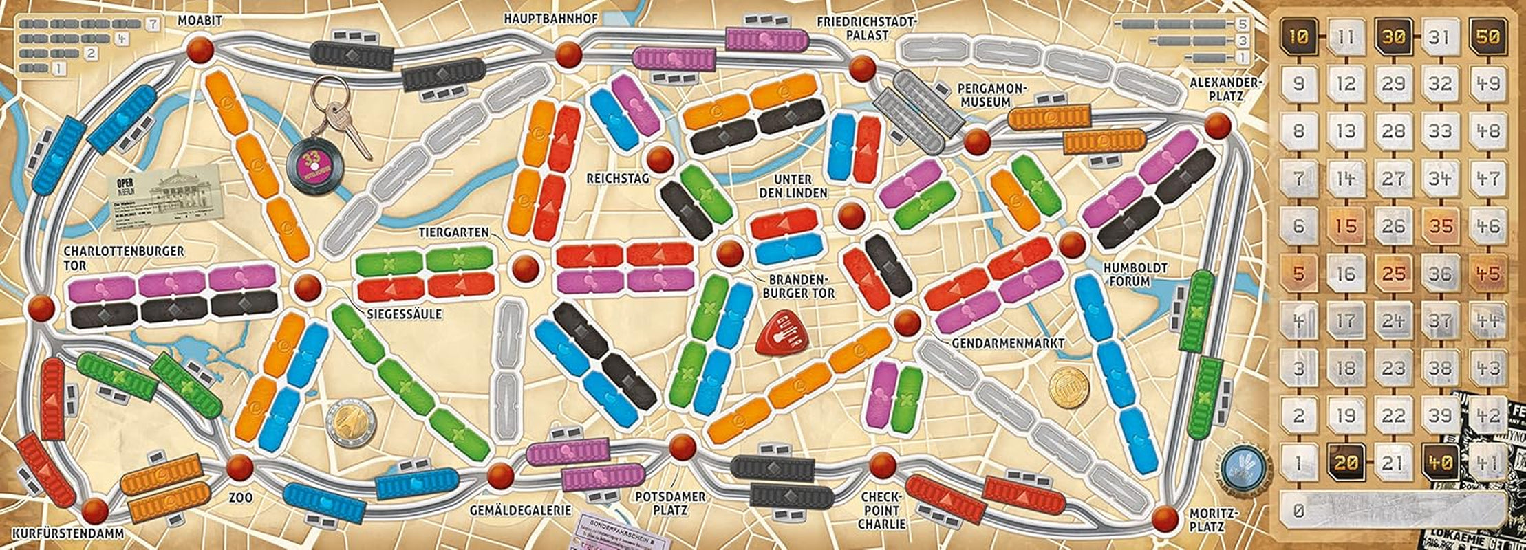 Days of Wonder, Ticket to Ride: Berlin, family game, board game, 2-4 players, ages 8+, 10-15 minutes, German