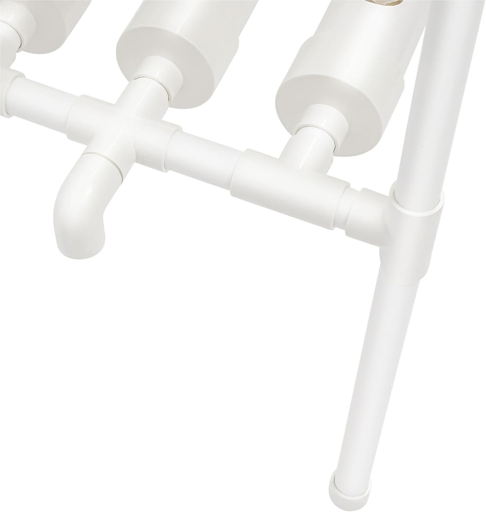 3-Layer Hydroponic Grow Kit with 90/108 Planting Positions and Water Pump, PVC Soilless Plant Growing Systems, Hydroponic Growing Kits for Vegetables and Fruits (108 Planting Positions)